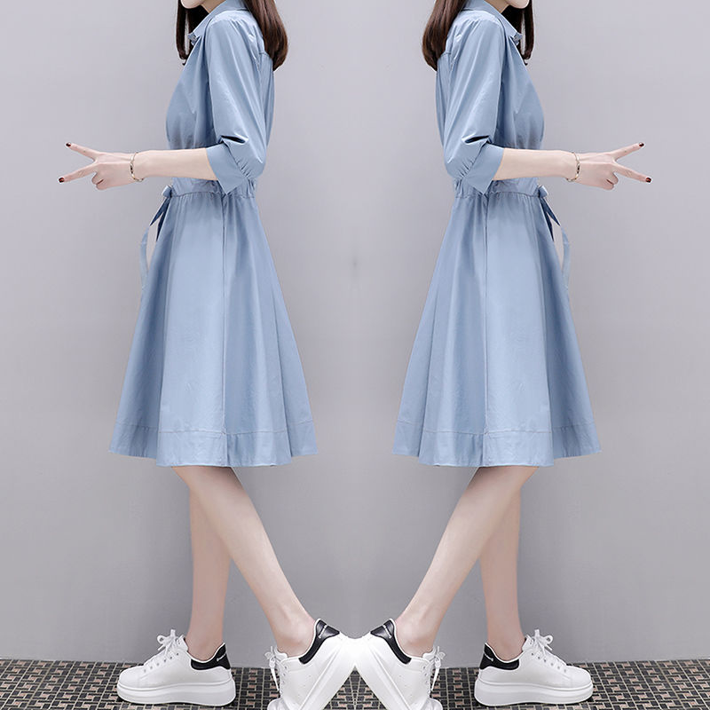 7月新出一种“湖水蓝”美裙，最适合28-45岁女人穿，美翻了