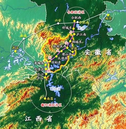 合安九高铁是京九高铁的一部分吗？一组图快速了解合安九客运专线