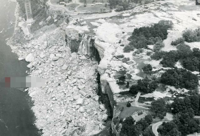 你见过没有水的尼亚加拉大瀑布吗？真正的“海枯石烂”景观