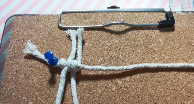 『编绳』结绳编织DIY,棉绳就能编个好看又实用的杯垫,编绳附教程!