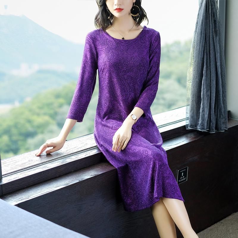 9月出炉了一波中高档秋裙，洋气又大方，建议四五十岁女人常穿