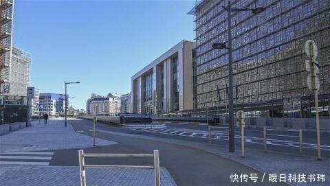  『欧洲地区已经被世界』空荡的布鲁塞尔欧盟区