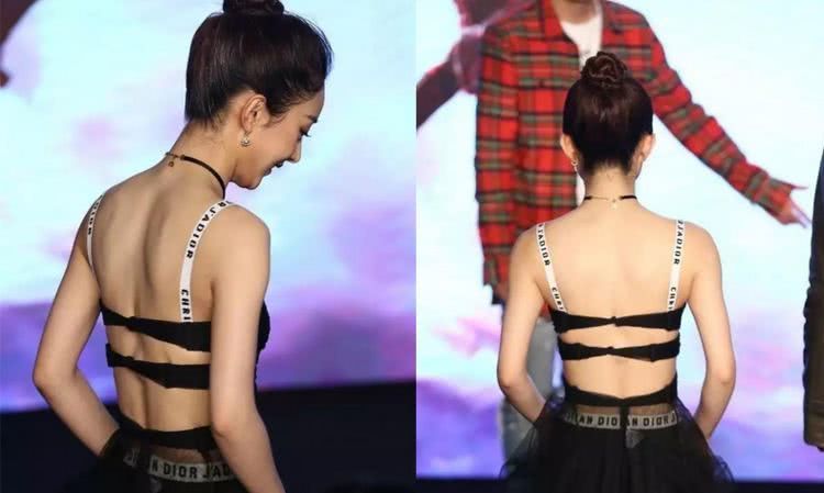 赵丽颖真敢穿，透视纱裙惊艳全场，网友:看得不好意思了