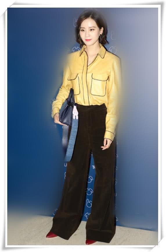 当杨幂和刘诗诗同穿一件衬衫，网友：才知道身材和气质哪个更重要