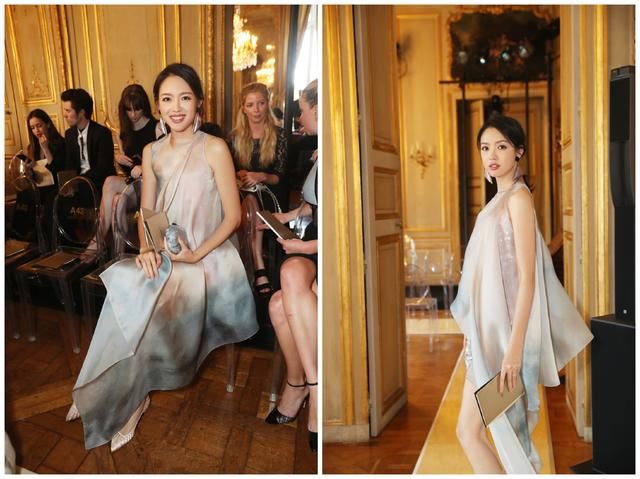 世界小姐张梓琳穿1400薄纱裙优雅又清新，网友：气质不得不服