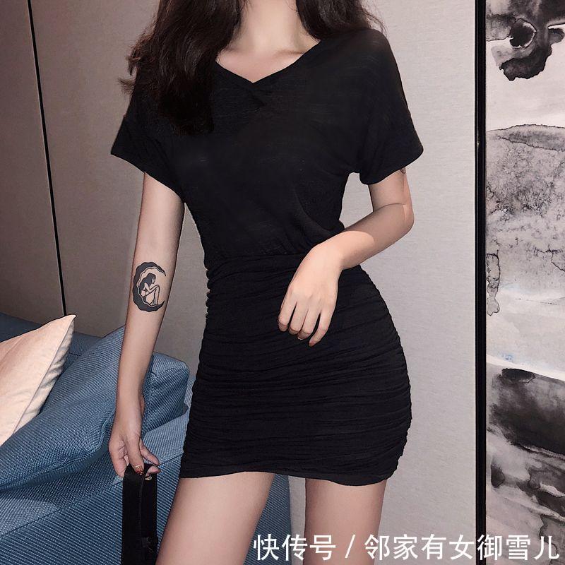 腰包臀裙配丝袜，性感显瘦超吸睛！第5张漂亮