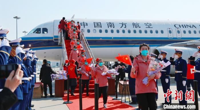  [新冠肺炎]吉林省支援湖北医疗队全部安全返回
