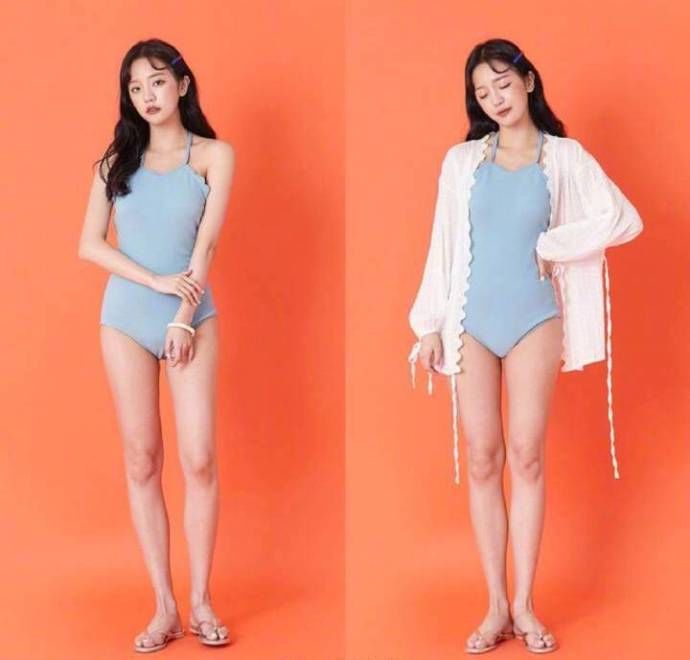 夏日海边度假性感泳装搭配