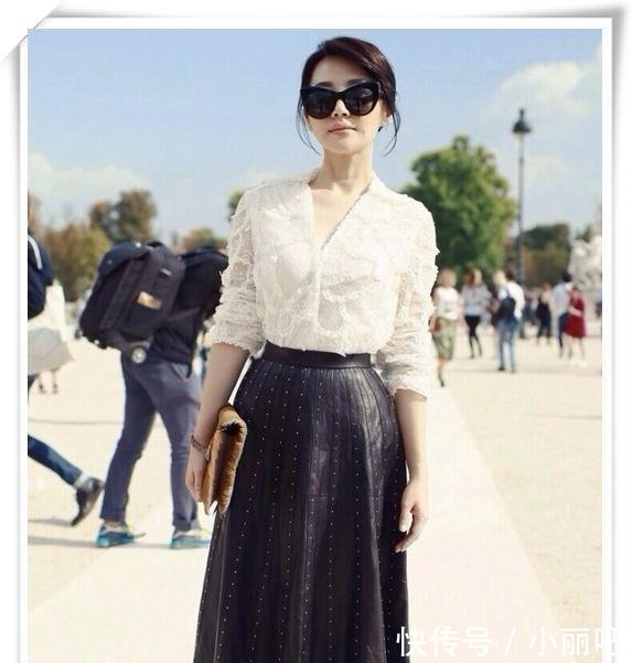 许晴真厉害！烂大街的吊裆裤居然穿出高级感，老公主真不是白叫的