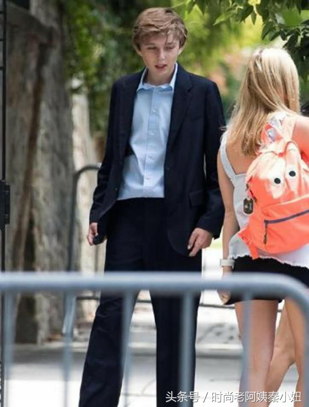 特朗普小儿子巴伦这逆天颜值和大长腿，长大了不知道要祸害多少人