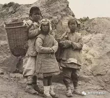 荒凉的晚清农村老照片