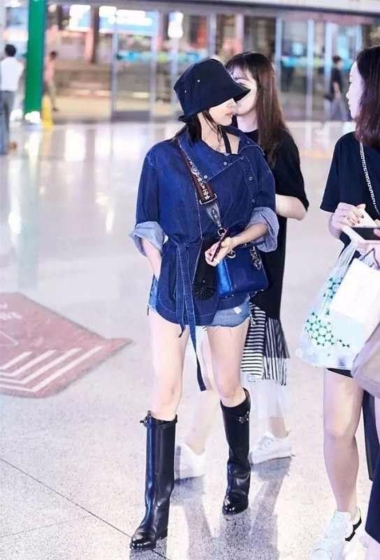 王子文全靠短裤穿出大长腿，不然她这身高，怎么一点都看不出来!