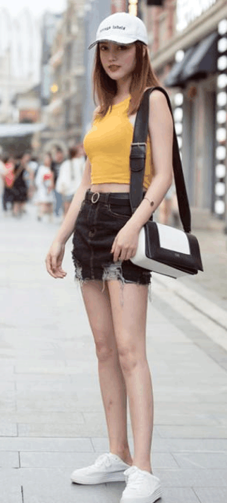 街拍: 男性们看了“会疯”系列, 满屏的大长腿,时尚性感!