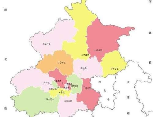 查看中国4个直辖市的行政区划，发现一个很巧的共同点