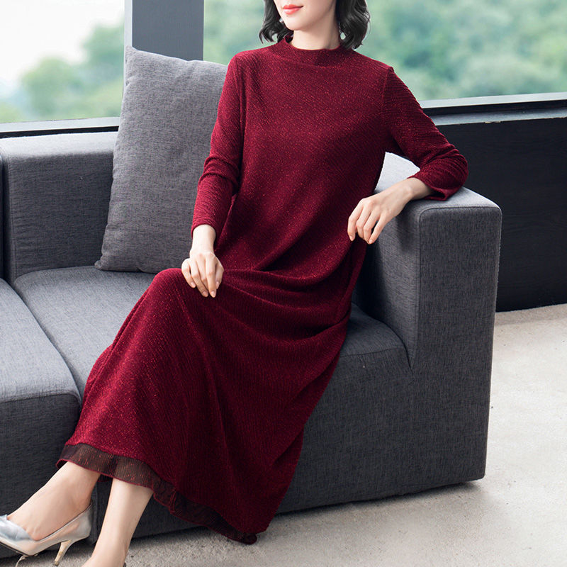 终于推出如此的高雅“妈妈”秋裙!中秋送老妈几件，时尚肤白美嫩