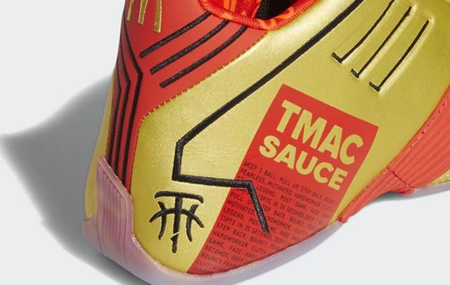  球鞋■麦当劳｜TMAC 1上藏有麦迪的打球秘籍，金拱门球鞋上自带配料表