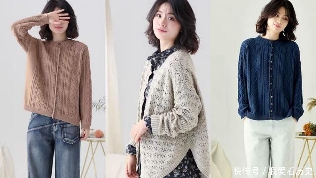 「绞花毛衣」为初春写上一笔温柔,春季轻熟风穿搭示范,很有女人味