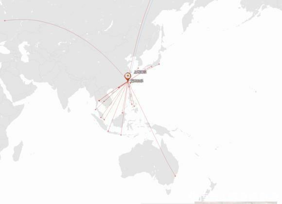 我国主要城市国际直飞航线排名：谁才是真正的国际航空港