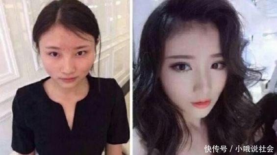 古有易容术，今有化妆术，妹子婚礼前画妆后，新郎以为娶错人了！