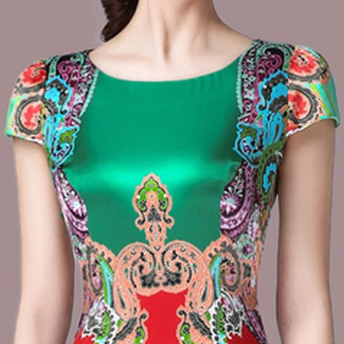 天哪!这么高档的真丝裙一件只要几十，嫂子一口气买三件，太值了