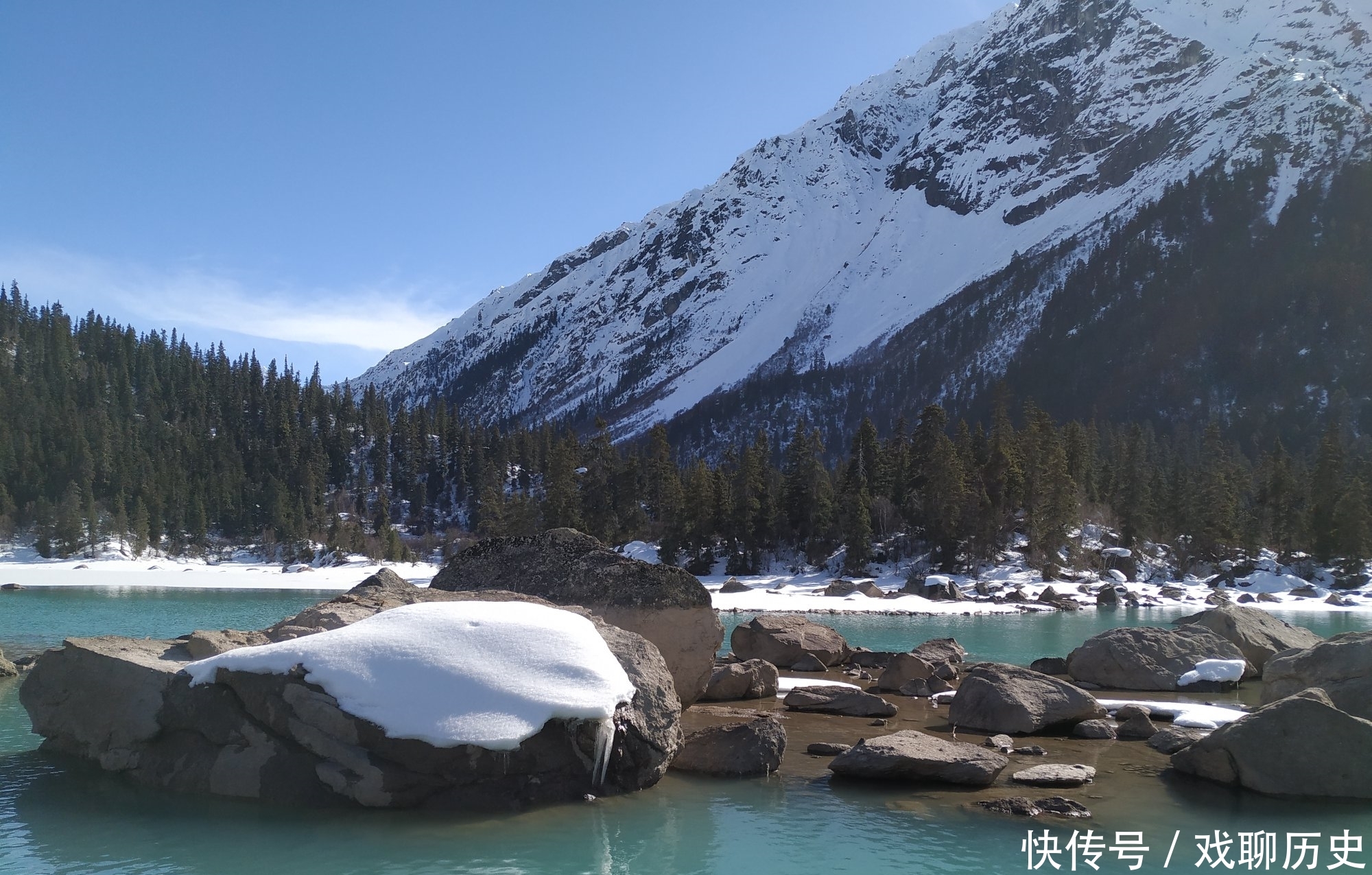 雅鲁藏布江的源头,西藏然乌湖