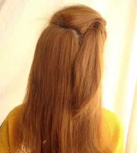  「女人」简单的中长发卷发编发教程,爱美的你不要错过,漂亮女人...