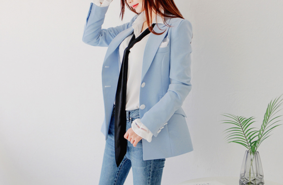 女神孙允珠，缤纷幻色彩虹学园清甜小西装