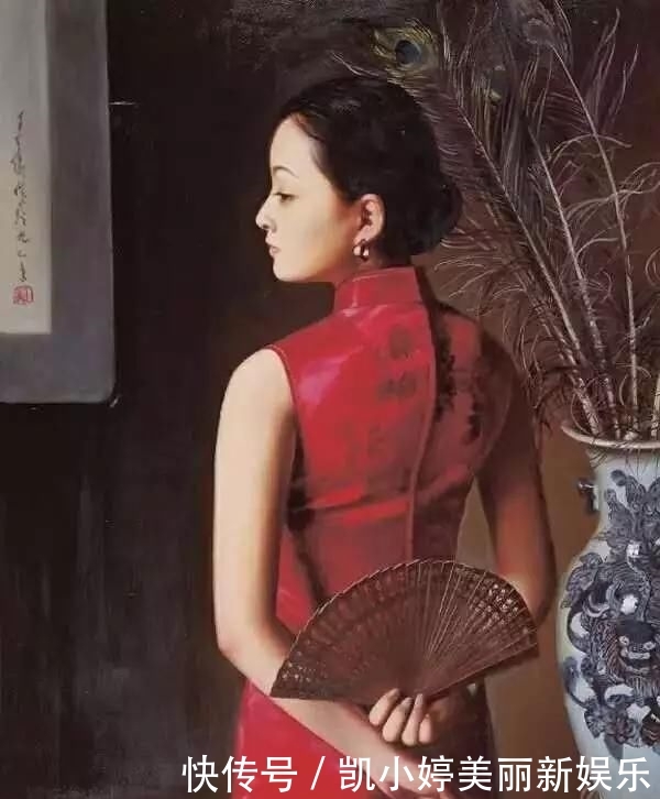 「名家」名家笔下的旗袍美人,温婉动人