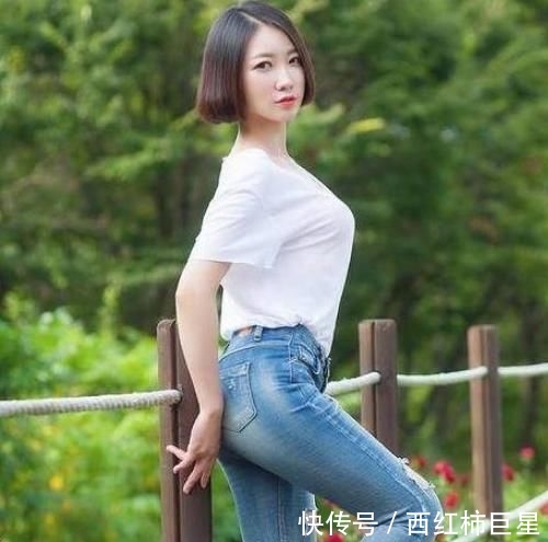 『美女』身材姣好的牛仔裤美女,简约大气,尽显都市女神范儿!