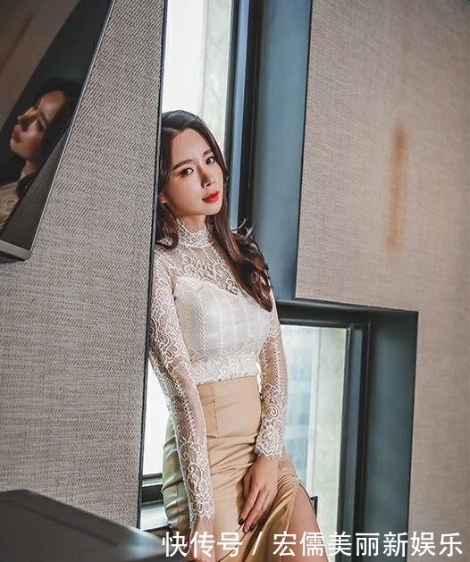  『蕾丝』权星-雪纺蕾纱优雅纯美拼搭衣裙鉴赏