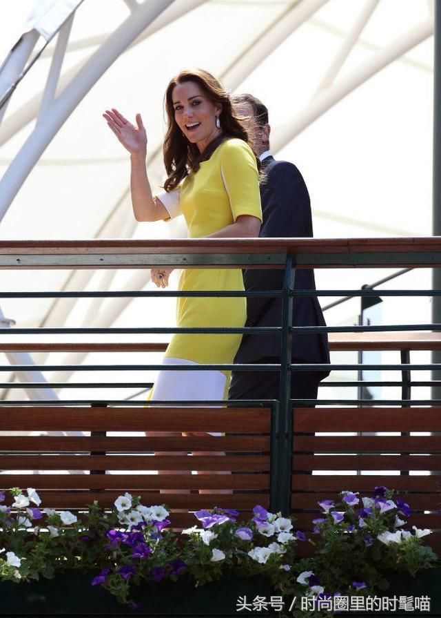 凯特王妃连续八年看温网！不同造型让我们感受到：岁月不饶人！