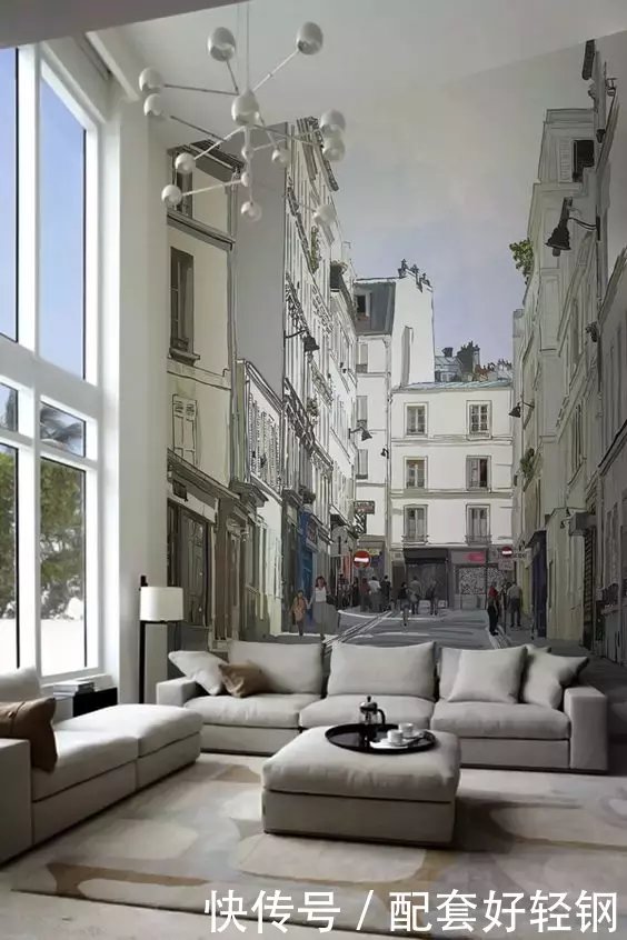 这才是背景墙,你家的只是墙。