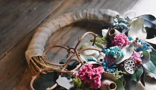  手工@DIY手工制作：用干花做的花艺作品，比鲜花还美！