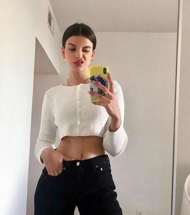  棒针编织衫■我也没有衣服穿啊，但是我可以抄Kaia、Jennie的作业