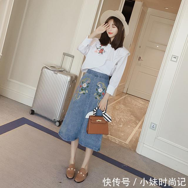 半身裙@春天独宠气质半身裙,百搭出不同花样的魅力造型