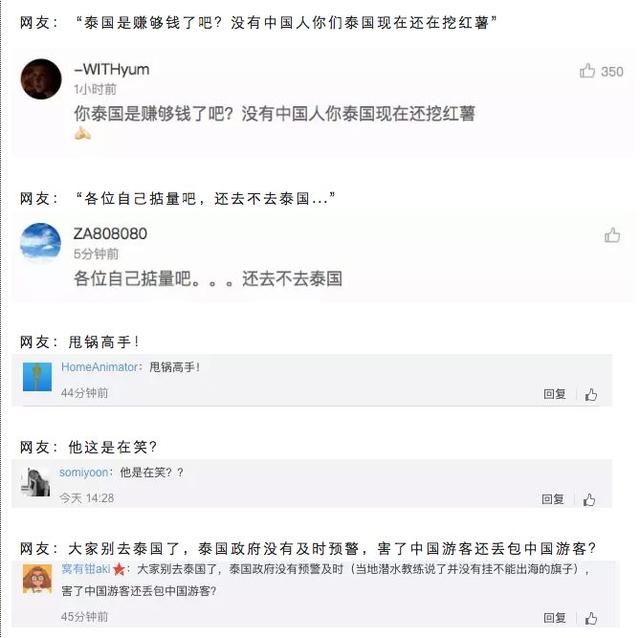 普吉岛45人遇难，泰国总理甩锅“是中国人害死中国人”，惹怒数亿