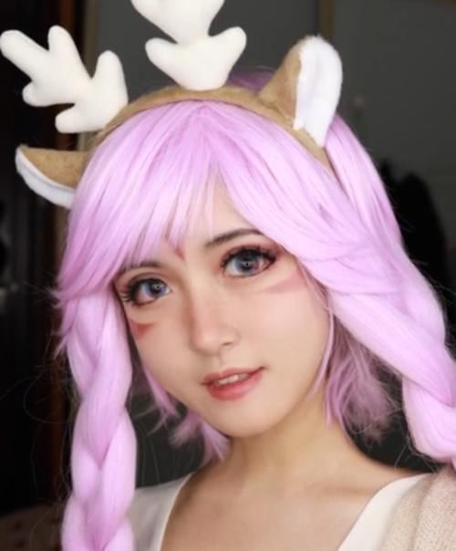 #王者#小姐姐仿妆“王者荣耀瑶”,开头:你在逗我玩?最后:咋变成鹿的?