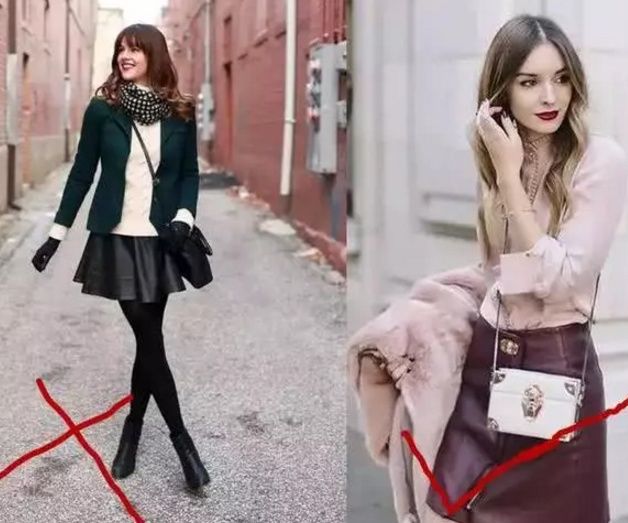 爱美女孩看过来:打底裤搭配的三个禁忌，这样穿不仅土鳖还尴尬!