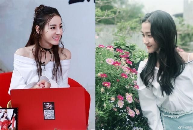 21岁关晓彤和26岁热巴同时撞衫，网友直呼女神和路人的区别