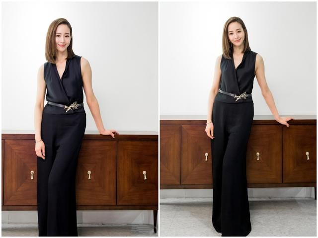 张钧甯不止会穿更会搭，一根腰带就能凹出大长腿，网友：不得不服