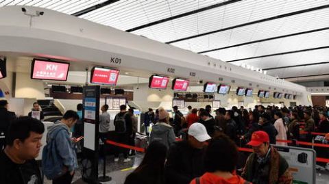  「迎来」北京大兴机场迎来首个国际航班