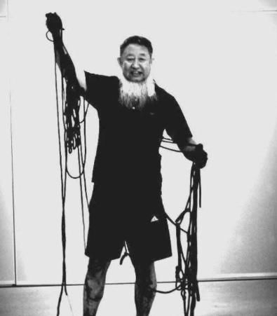  「邵岩」邵岩的丑书新作堪比《兰亭集序》？射书之后，又来了渔网书法