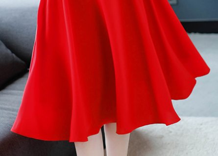 难怪妈妈越来越贵妇味，原来是穿了这样的a字裙，简直美呆了