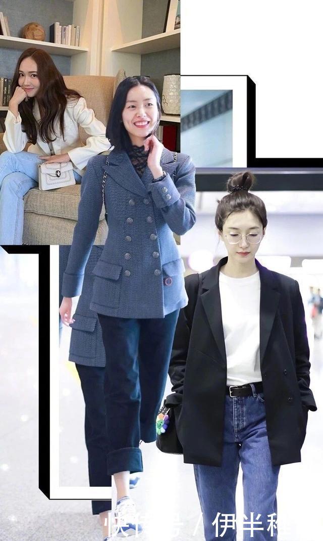 「看起来」开春外套谁最潮?对比条纹西装后发现,纯色西装或成今春最潮衣服